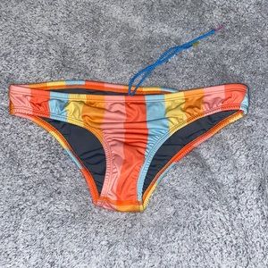 COPY - JOLYN Andy Style Striped Bikini Bottoms (XL)